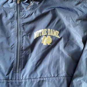 Notre Dame Champion XL windbreaker NWOT